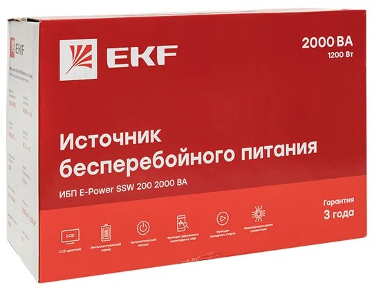 фото Источник бесперебойного питания  EKF SSW-2200 (УЦЕНЕННЫЙ) в Санкт-Петербургe