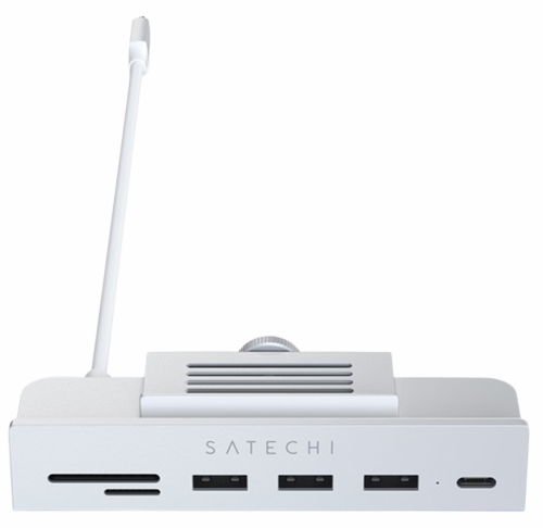 

Держатель Satechi ST-UCICHS USB-C док-станции для 24" iMac - Silver, ST-UCICHS