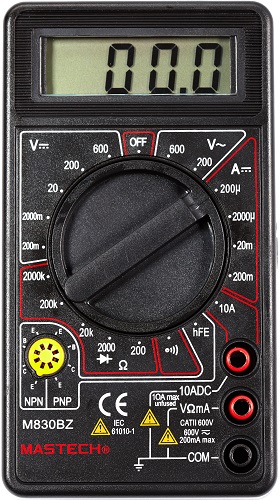 

Мультиметр Mastech 13-2002 Портативный M830BZ, 13-2002