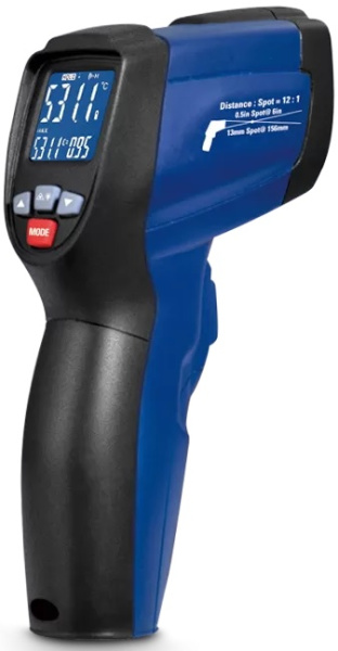 Изображение товара Профессиональный инфракрасный пирометр CEM DT-8870 для точных бесконтактных измерений