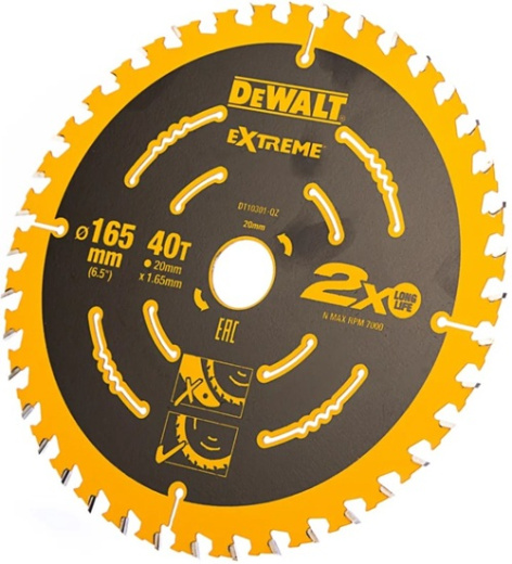 фото Диск пильный DeWALT DT 10301