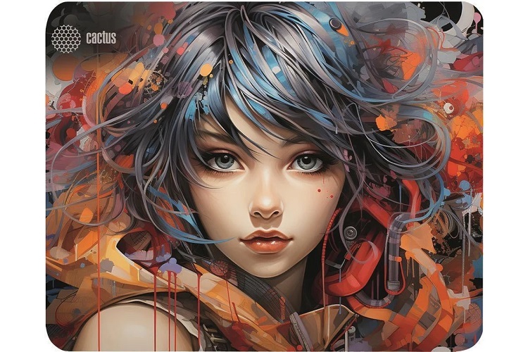 

Коврик для мыши Cactus CS-MP-PRO11XL Girl 400x300x3мм, CS-MP-PRO11XL