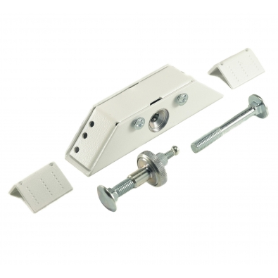 

Замок Promix Шериф-1 лайт НО Promix-SM101.01 white угловой малогабаритный, усилие удержания ригеля 400 кг, белый, SM101.01