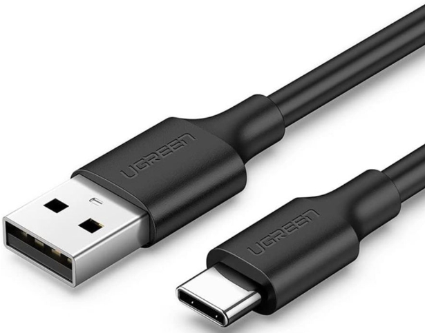 

Кабель UGREEN US287 60118_ USB-A 2.0 / USB-C, 2м, черный, US287