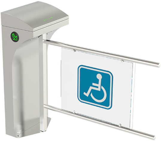 Изображение товара Турникет CAME SALOON 605 моторизованный из нержавеющей стали для контроля доступа