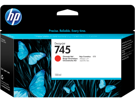 Изображение товара Картридж HP 745 для профессиональных струйных принтеров красный