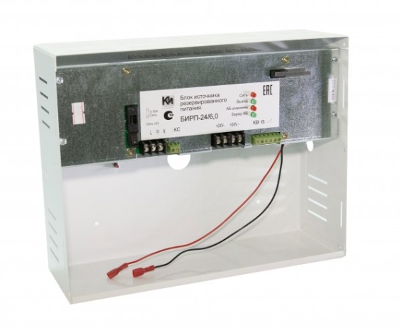 Изображение товара Блок питания резервный К-Инженеринг БИРП24/6,0 24В 4A 144Вт