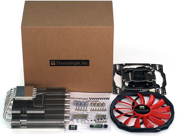 

Кулер Thermalright AXP-200 RoG Edition S775/1150/1155/1156/1356/1366/2011/AM2/AM3/AM3+/FM1/FM2 (Al+Cu,140мм,700-1300rpm,30.6 дБ,64.52 CFM,4-pin), AXP-200 RoG Edition