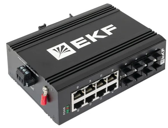 фото Коммутатор промышленный неуправляемый EKF TSX-U-8GX/SFP-8GT в Уфе