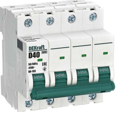 Изображение товара Автоматический выключатель DEKraft 12389DEK