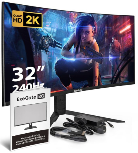 фото Монитор 31,5" Exegate Combat EC3207TA в Уфе