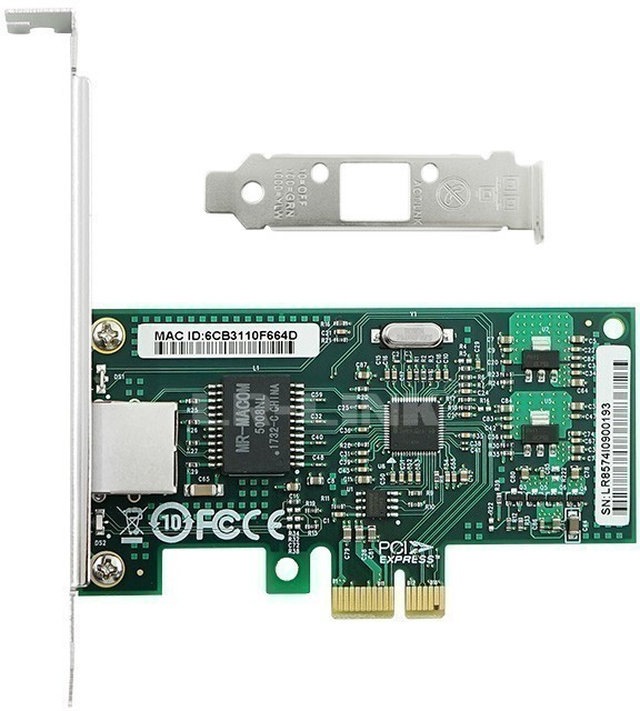 

Сетевой адаптер LR-LINK LREC9201CT PCIe x1, 1 порт 10/100/1000BaseT, LREC9201CT