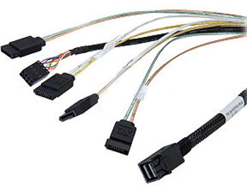 

Кабель интерфейсный SAS LSI LSI00411 CBL-SFF8643-SATASB-10M INT SFF8643-to-4*SATA+SB (MiniSAS HD -to- 4*SATA+SideBand internal cable) 100cm, LSI00411