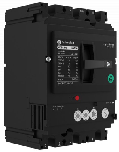 

Автоматический выключатель в литом корпусе Systeme Electric SPC100F016L4DF SYSTEMEPACT CCB100 36KA 4P4D TMD16 рычаг, SPC100F016L4DF