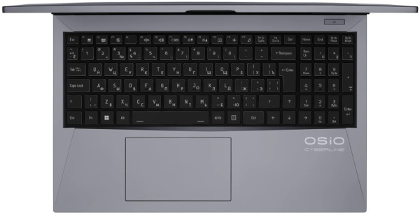 фото Ноутбук  OSIO CyberLine C150i-003 в Красноярске 15.6 ", Core i5, 16 Гб RAM, 512 Гб SSD, GeForce RTX 4060, Серый
