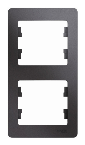 Изображение товара Рамка Schneider Electric GSL001306 двухместная вертикальная для электроустановочных изделий