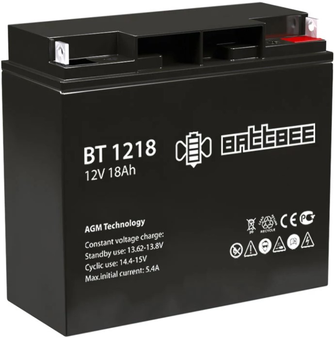 

Батарея Battbee BT 1218 12В/18Ач, BT 1218