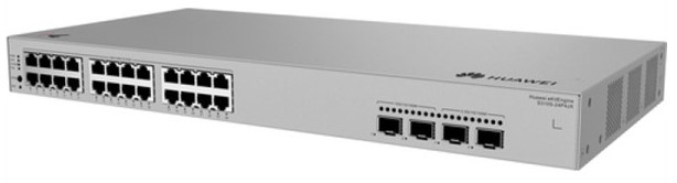 

Коммутатор Huawei S310S-24P4JX 98012525 (L2+, 24*10/100/1000BASE-T ports (400 W PoE+), 2*10GE SFP+ ports, 2*2.5GE SFP ports, built-in AC power), S310S-24P4JX