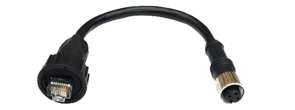 

Кабель MOXA CBL-M12DFF4PRJ45-BK-10-IP67 10 cm M12-to-RJ45 Cat-5E UTP Ethernet cable, 4-pin D-coded femake M12 connector, CBL-M12DFF4PRJ45-BK-10-IP67