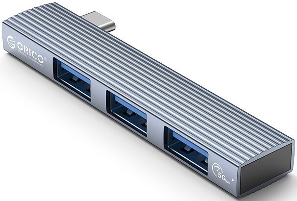 

Концентратор Orico AH-W13-GY-BP Type-C, на 1xUSB-A 3.1, 2xUSB-A 2.0 портов, AH-W13, серый, AH-W13-GY-BP