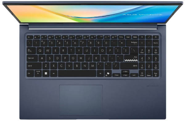 фото Ноутбук ASUS VivoBook 15 M1502XA-BQ017 15.6" (AMD Ryzen 7, 8Гб DDR5, SSD 512 Гб, Radeon Graphics, Без ОС) Темно-синий [90NB19L1-M000S0]