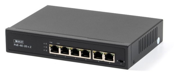 фото Коммутатор  Бастион SKAT PoE-4E-2E v.2 в Красноярске