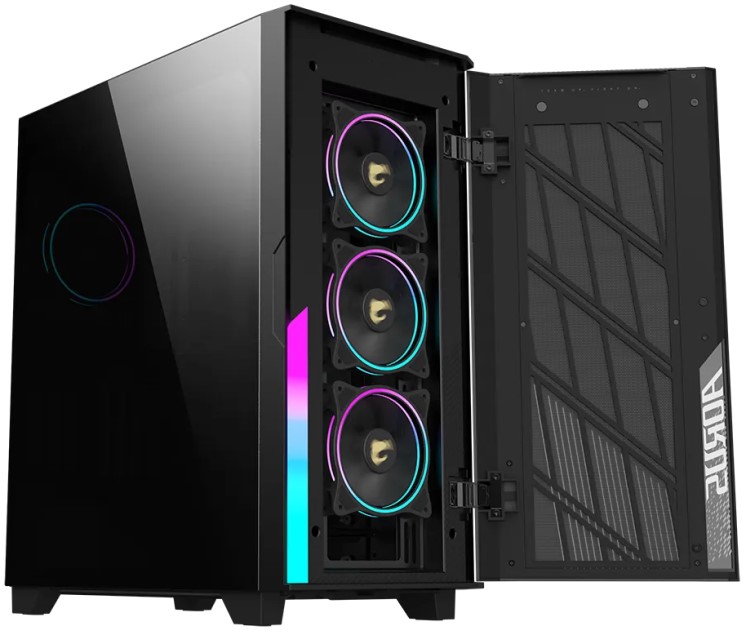 

Корпус eATX GIGABYTE AORUS C500 GLASS черный, без БП, боковая панель из закаленного стекла, USB Type-C, 2*USB 3.0, audio, AORUS C500 GLASS