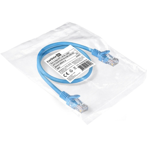 фото Патч-корд  Exegate UTP-RJ45-RJ45-5e-0,5M-LSZH-BL в Челябинске