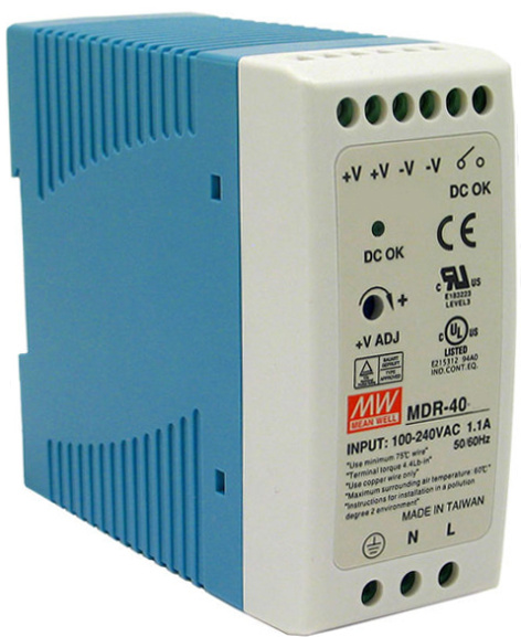 фото Преобразователь AC-DC сетевой Mean Well MDR-40-24 в Уфе