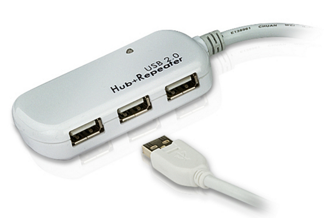 

Удлинитель Aten UE2120H USB 2.0 4-Port Hub with Extension Cable 12m, UE2120H