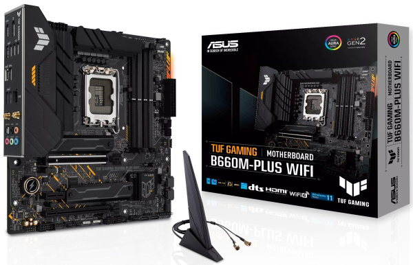 фото Материнская плата mATX ASUS TUF GAMING B660M-PLUS WIFI в Уфе