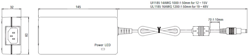 

Адаптер сетевой Mean Well GST90A12-P1M PWR SPLY,SW,TBL,REG,12V@6.67A F2,2.5X5.5MM,W/O CORD,UL/CUL, GST90A12-P1M
