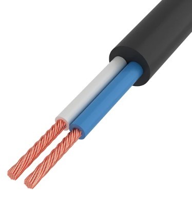 

Провод Rexant 01-8031-50 ПВС 2x0,75 мм², черный, длина 50 метров, ГОСТ, 01-8031-50