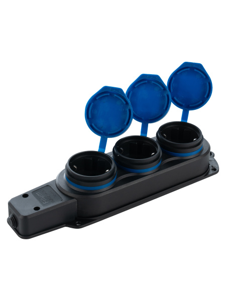 фото Колодка удлинителя Filum FL-SB-3EU-IP44-BL в Красноярске