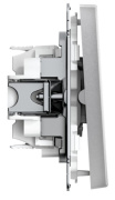 фото Выключатель двухклавишный Systeme Electric GAL000319S