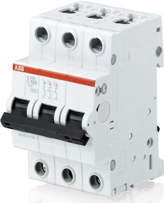 

Автоматический выключатель ABB 2CDS253001R0824 S203 3P 100A (C) 6kA, 2CDS253001R0824