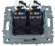 фото Розетка компьютерная IEK BR-K20-1-K37