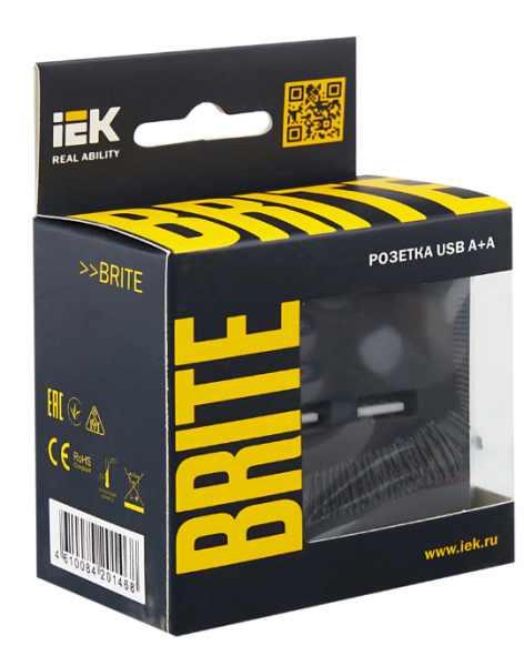 фото Розетка USB  IEK BR-U21-D31-K53 в Уфе