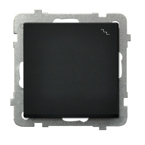 

Выключатель Ospel LP-3R/m/33 лестничный, 16AX, 250V, 3520W, IP-20, клеммы безвинтовые, черный металлик, LP-3R/m/33