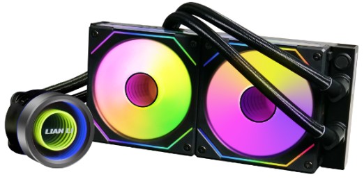 

Система охлаждения жидкостная Lian Li G89.GA2T24INB.R0 LGA1200/1700/1851/AM4/AM5 (2*120mm, 2100rpm, 61.3CFM, 29dBa), G89.GA2T24INB.R0