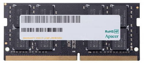 

Модуль памяти SODIMM DDR4 4GB Apacer ES.04G2V.KNH PC4-21300 2666MHz CL19 1.2V 1R 512x8 RTL, ES.04G2V.KNH