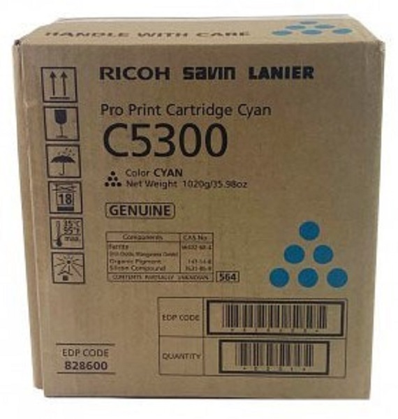 

Тонер-картридж Ricoh 828604 голубой для ProC53xx (45 500стр.), 828604