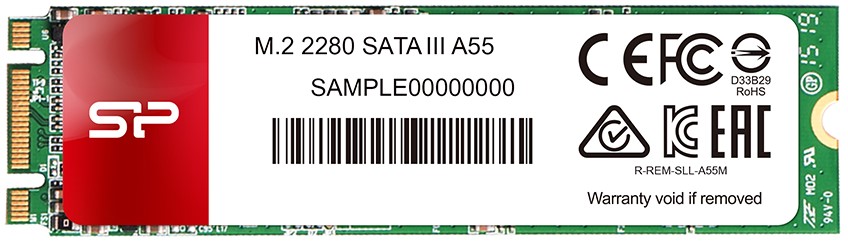 

Накопитель SSD M.2 2280 Silicon Power SP512GBSS3A55M28 A55 512GB SATA 6GB/s 560/530MB/s MTBF 1.5M, SP512GBSS3A55M28