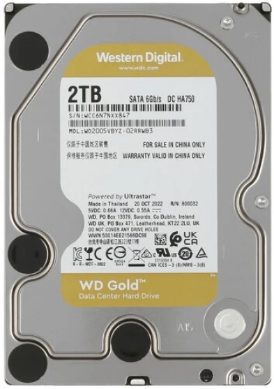 

Жесткий диск 2TB SATA 6Gb/s Western Digital WD2005VBYZ 7200rpm, 128MB, WD2005VBYZ