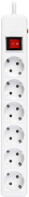 фото Сетевой фильтр SmartBuy SBSP-6-50-W
