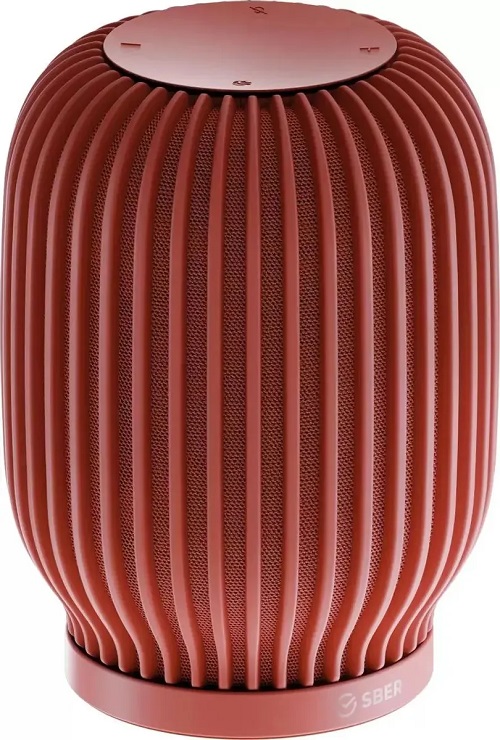 

Портативная акустика 1.0 Sber Boom SBDV-00090T умная Салют красная 40W BT/Wi-Fi, Boom