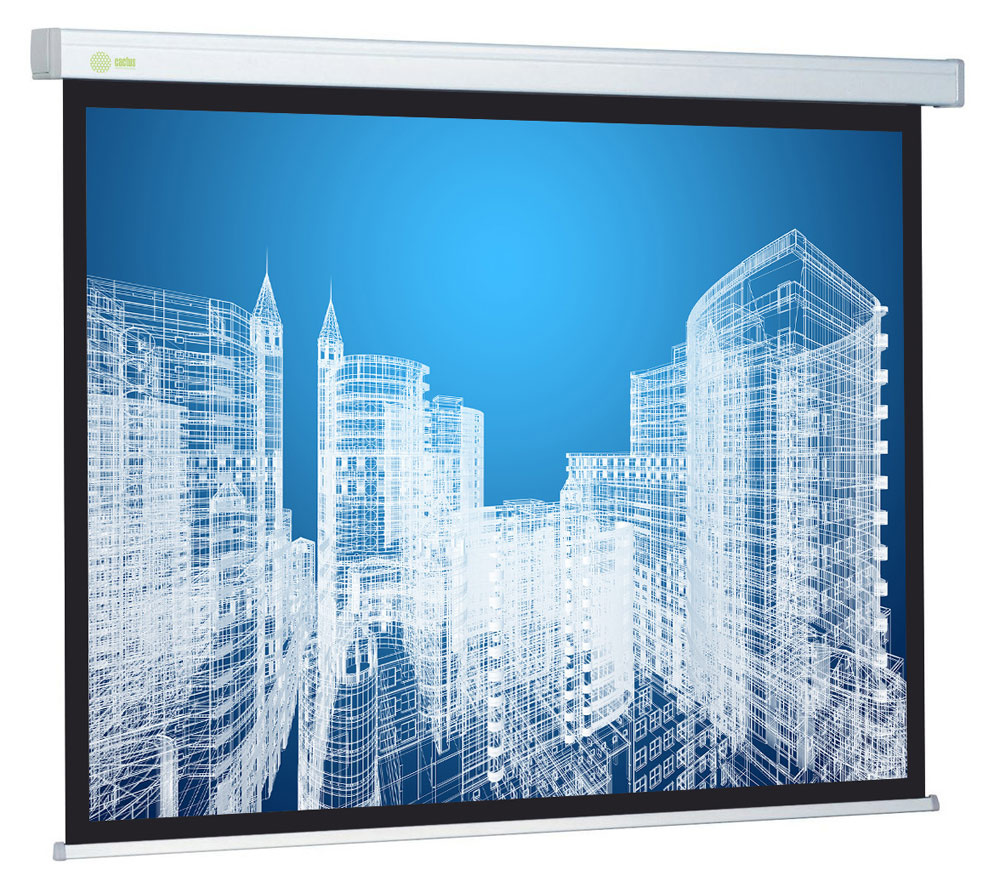 

Экран Cactus CS-PSW-183X244 Wallscreen 4:3 настенно-потолочный рулонный белый, CS-PSW-183X244