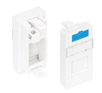 

Вставка NikoMax NMC-PM1P-PH-WT типа Mosaic 22,5x45 мм, 1 порт, под модули-вставки типа KeyStone, со шторкой, белая, NMC-PM1P-PH-WT