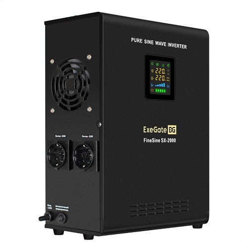 

Комплект Exegate FineSine SX-2000.LCD.AVR.2SH EX296586RUS ИБП EX296001RUS + батарея 26Aч EX285663RUS 2шт (инвертор, синус, для котла, настенный) 2000V, FineSine SX-2000.LCD.AVR.2SH