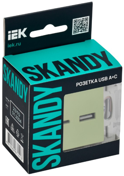 фото Розетка USB  IEK SK-U22-D31-K06 в Казани
